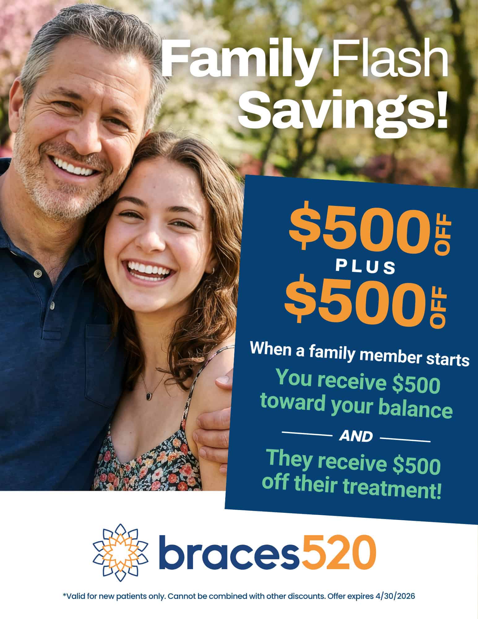 Braces520 April promo